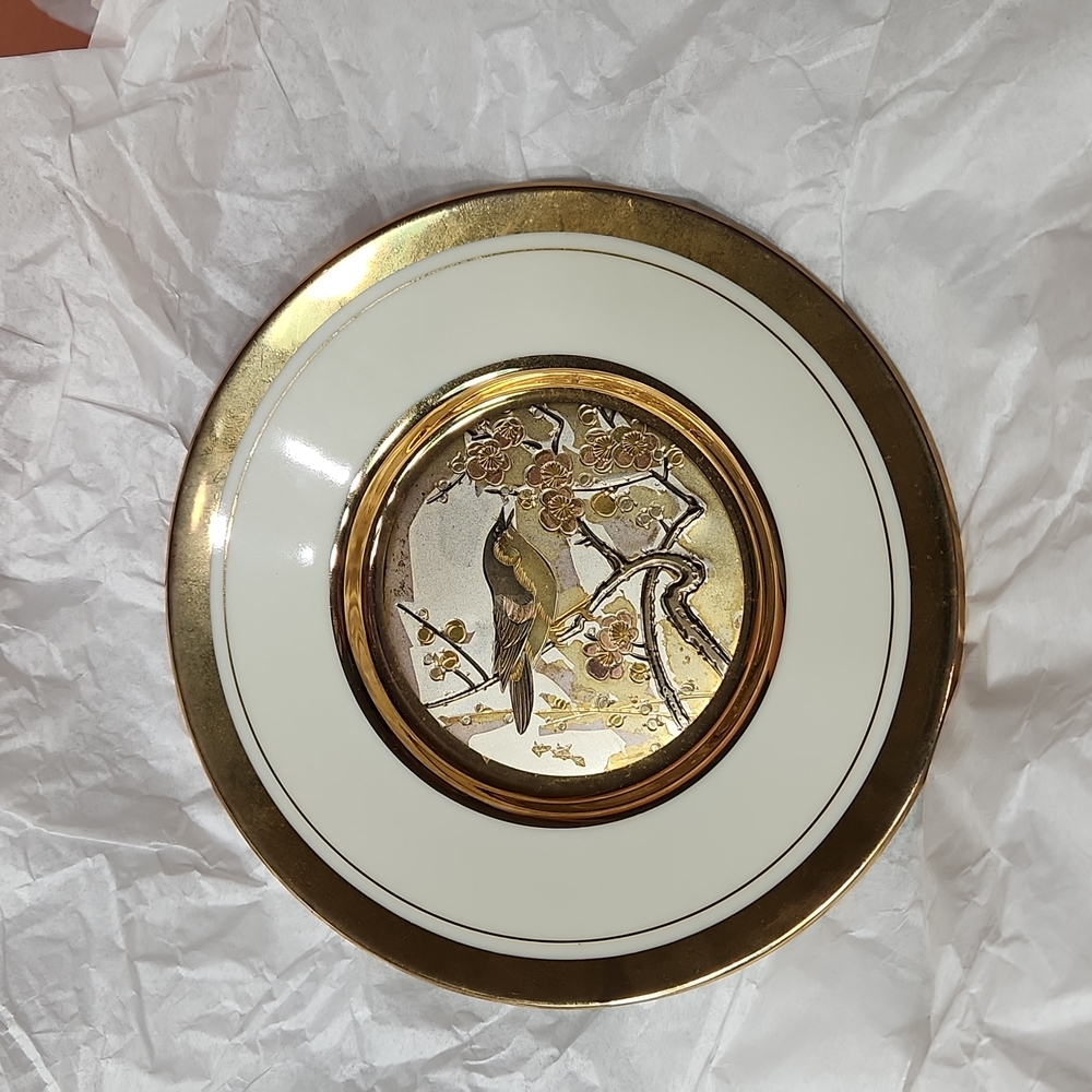 🎄Vintage Original Chockin Collection Nynasty Gallery Collectible Plate Japan